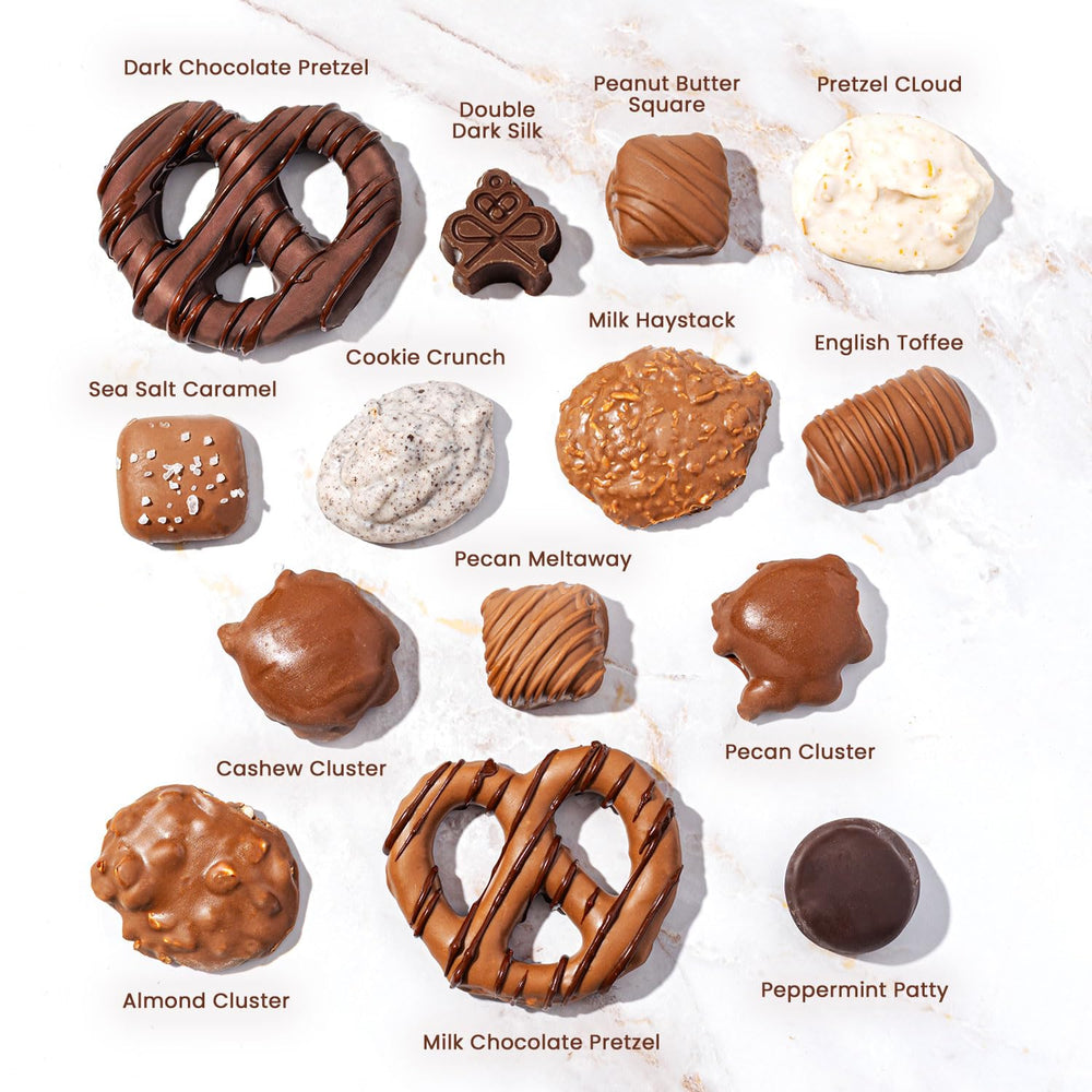 Bonnie and Pop double silk truffles melt smoothly.
