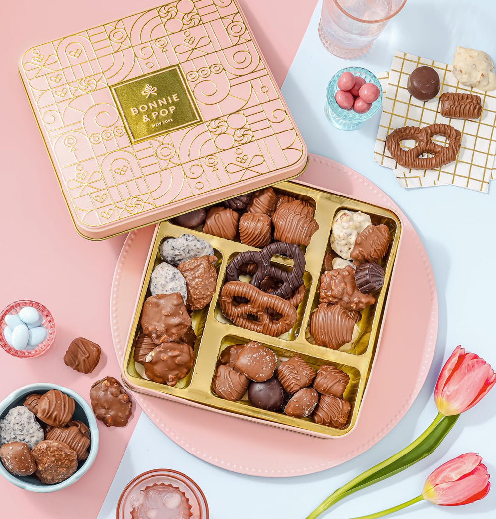 Bonnie and Pop milk chocolate truffles collection for sharing.