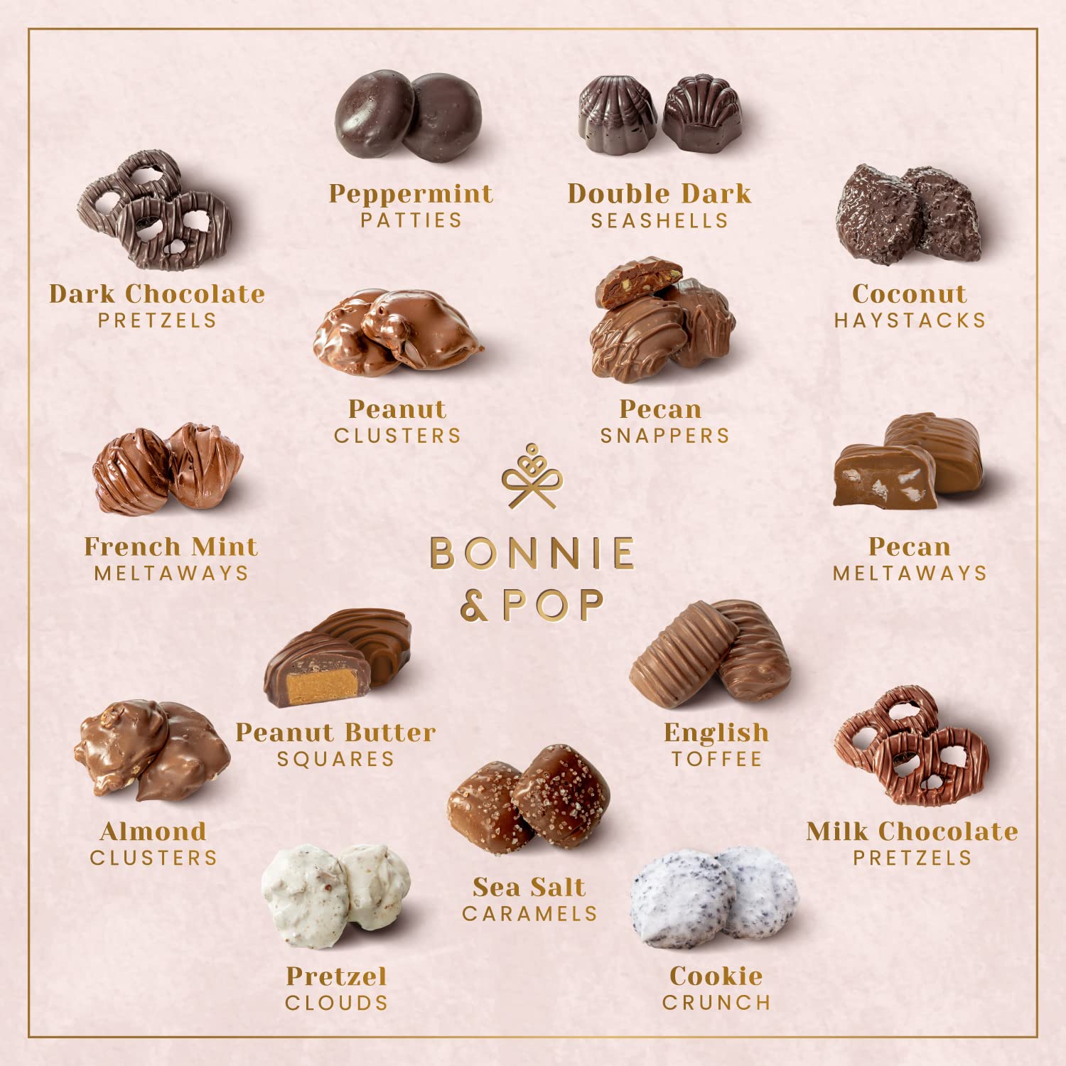 BONNIE AND POP Sea salt caramels in premium packaging for gifting.