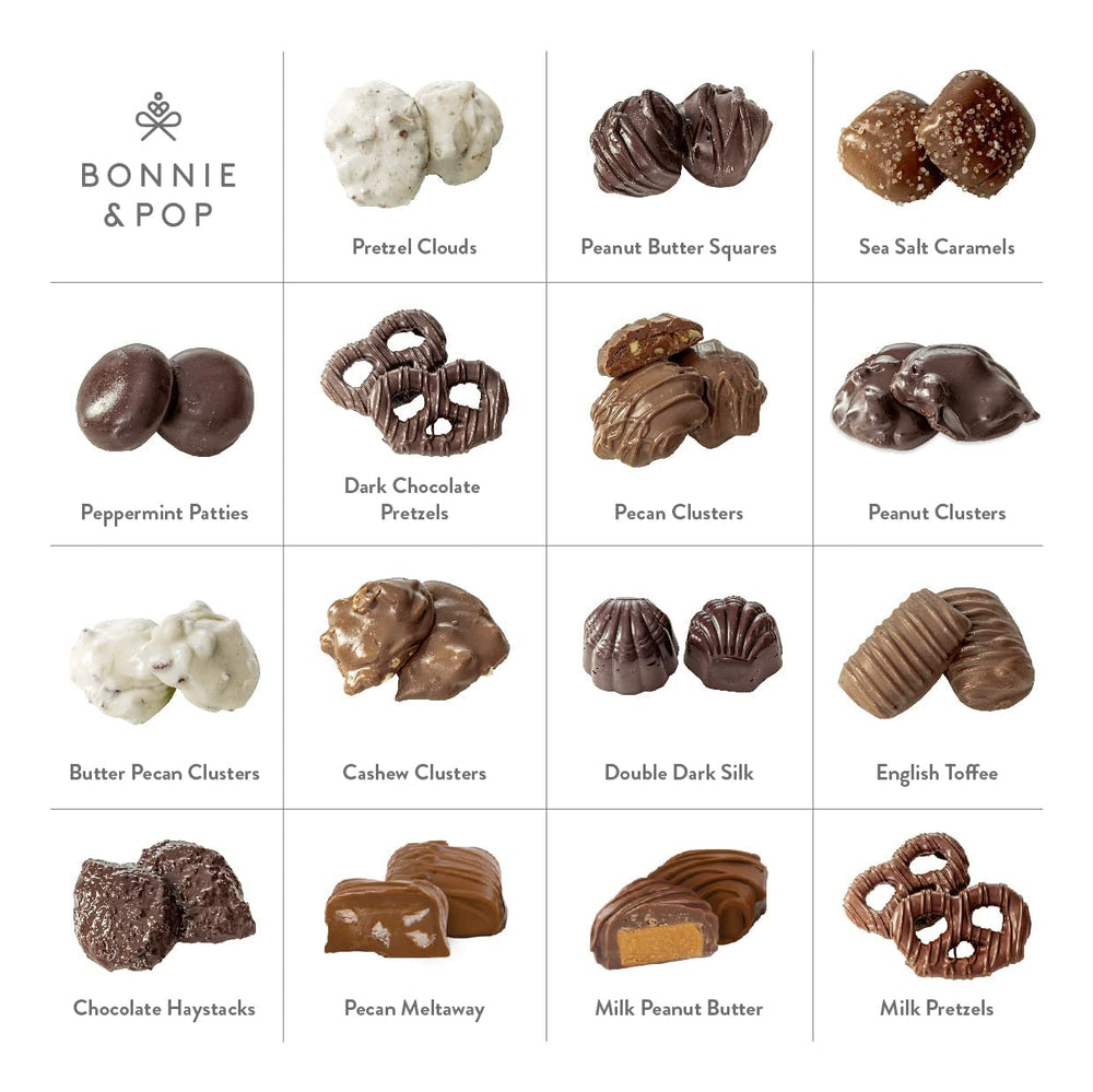 Well-wishing setup with Bonnie and Pop chocolates as a get-well treat.