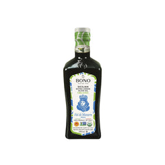 Bono Val di Mazara PDO olive oil bottle, ideal for finishing dishes.