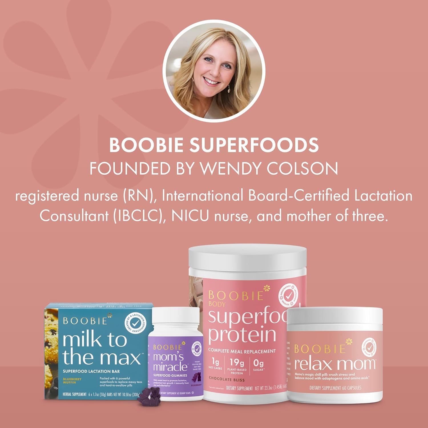 Boobie Bar Nurse Wendy IBCLC-inspired lactation support logo