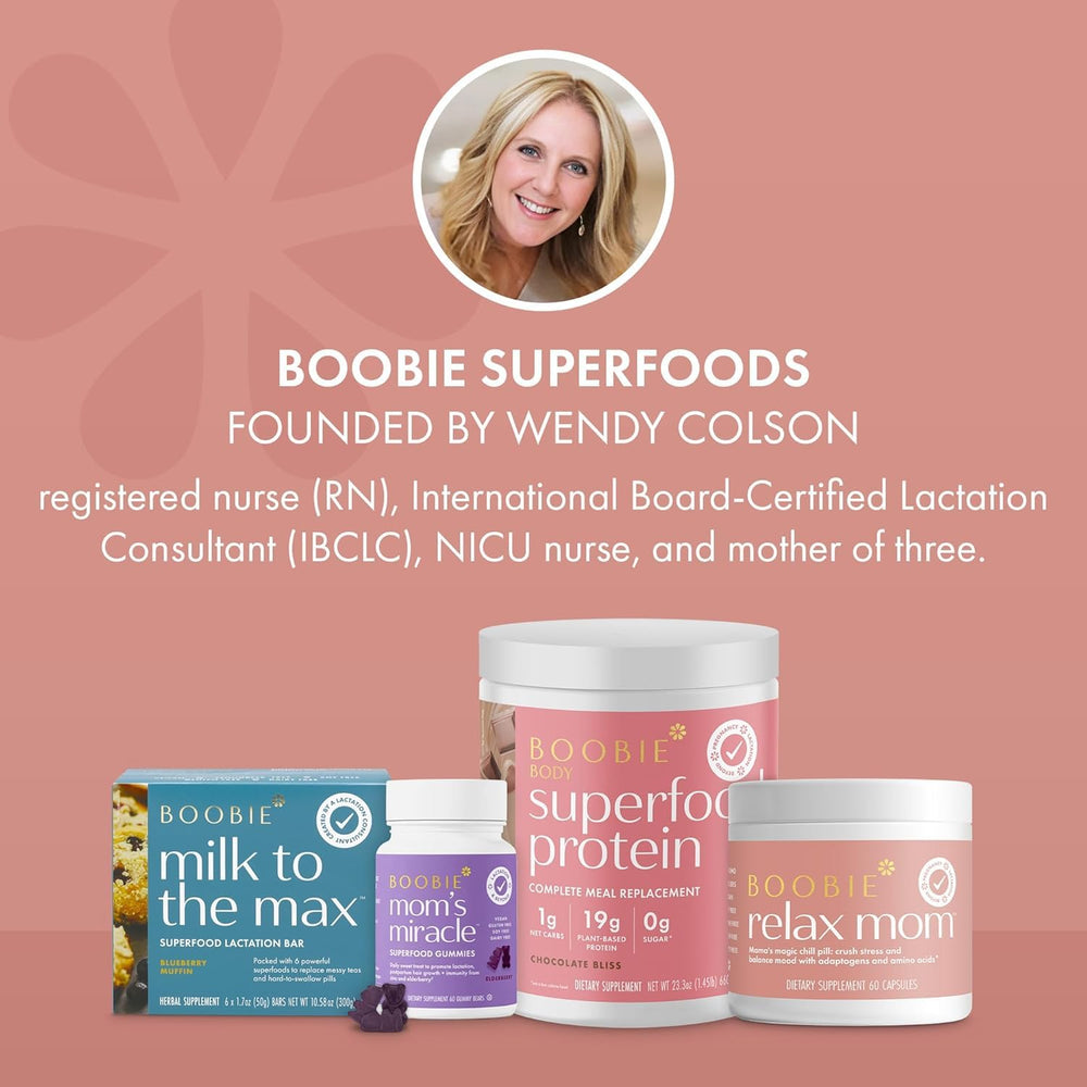 Boobie Bar Nurse Wendy IBCLC-inspired lactation support logo