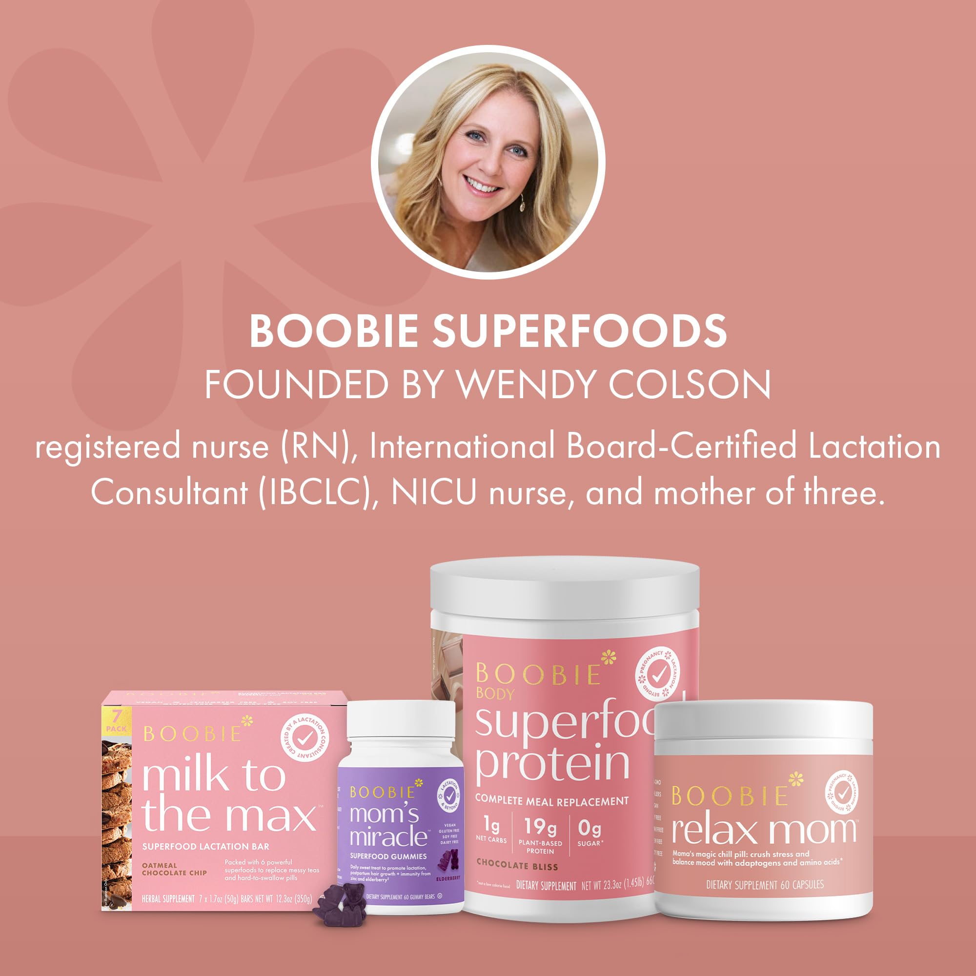 Boobie Brands bar with label highlighting gluten-free and vegan attributes.