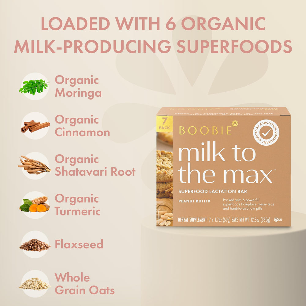 Boobie Bar nutrition label view highlighting vegan, gluten-free, dairy-free attributes.