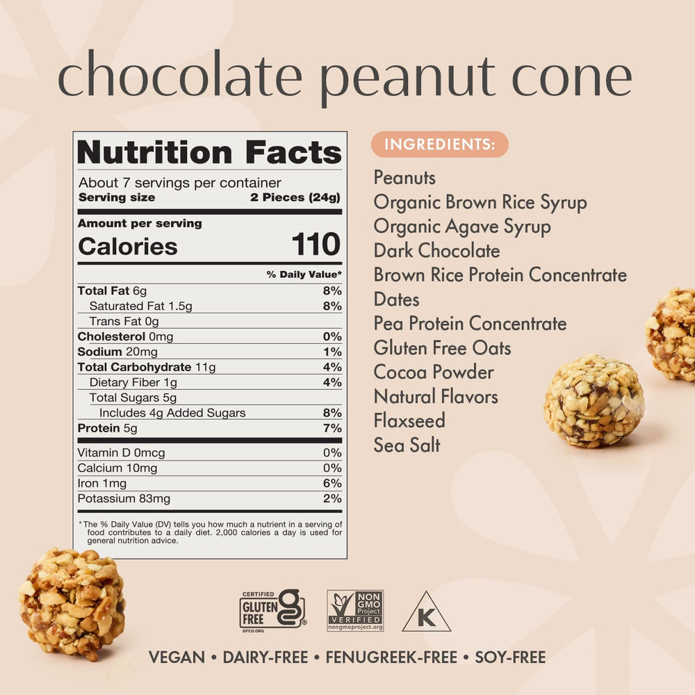 Boobie Lactation Cookies brownie fudge—dairy-free and gluten-free indulgence for on-the-go moms.