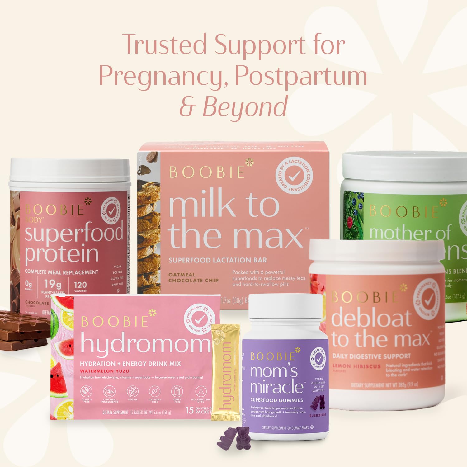 Boobie Lactation Cookies plant-based protein—protein-rich snack to fuel busy days.