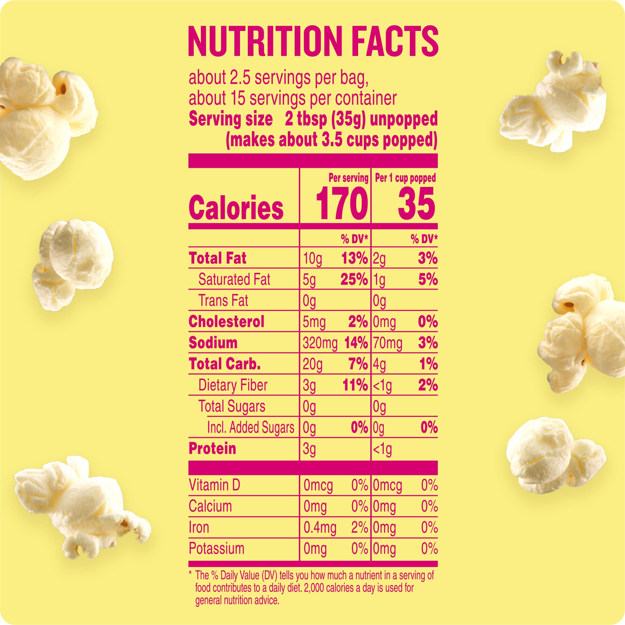 Angie's real butter popcorn bags stacked for easy snack options.