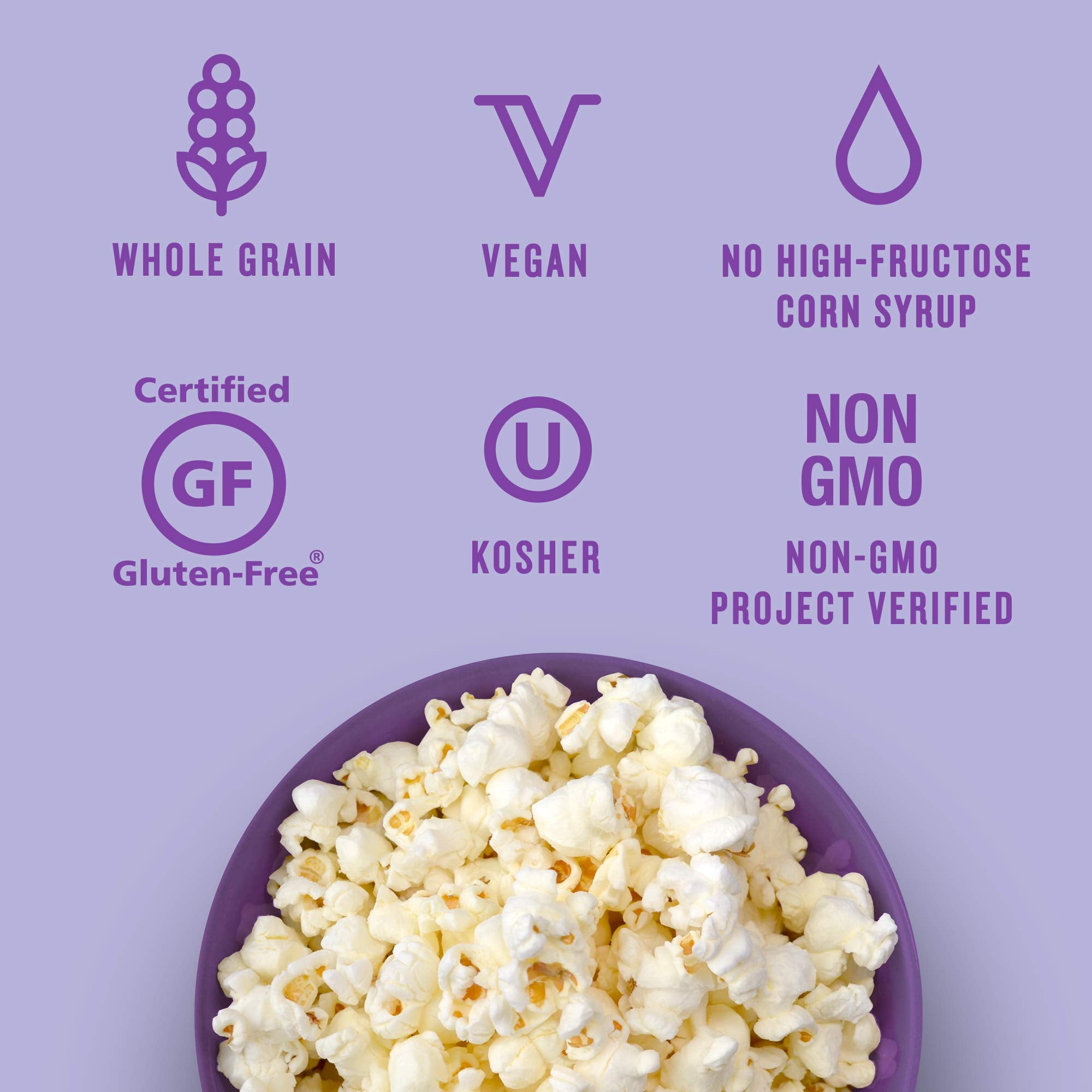 Easter basket-stuffer idea featuring Angie's non-candy kettle corn.
