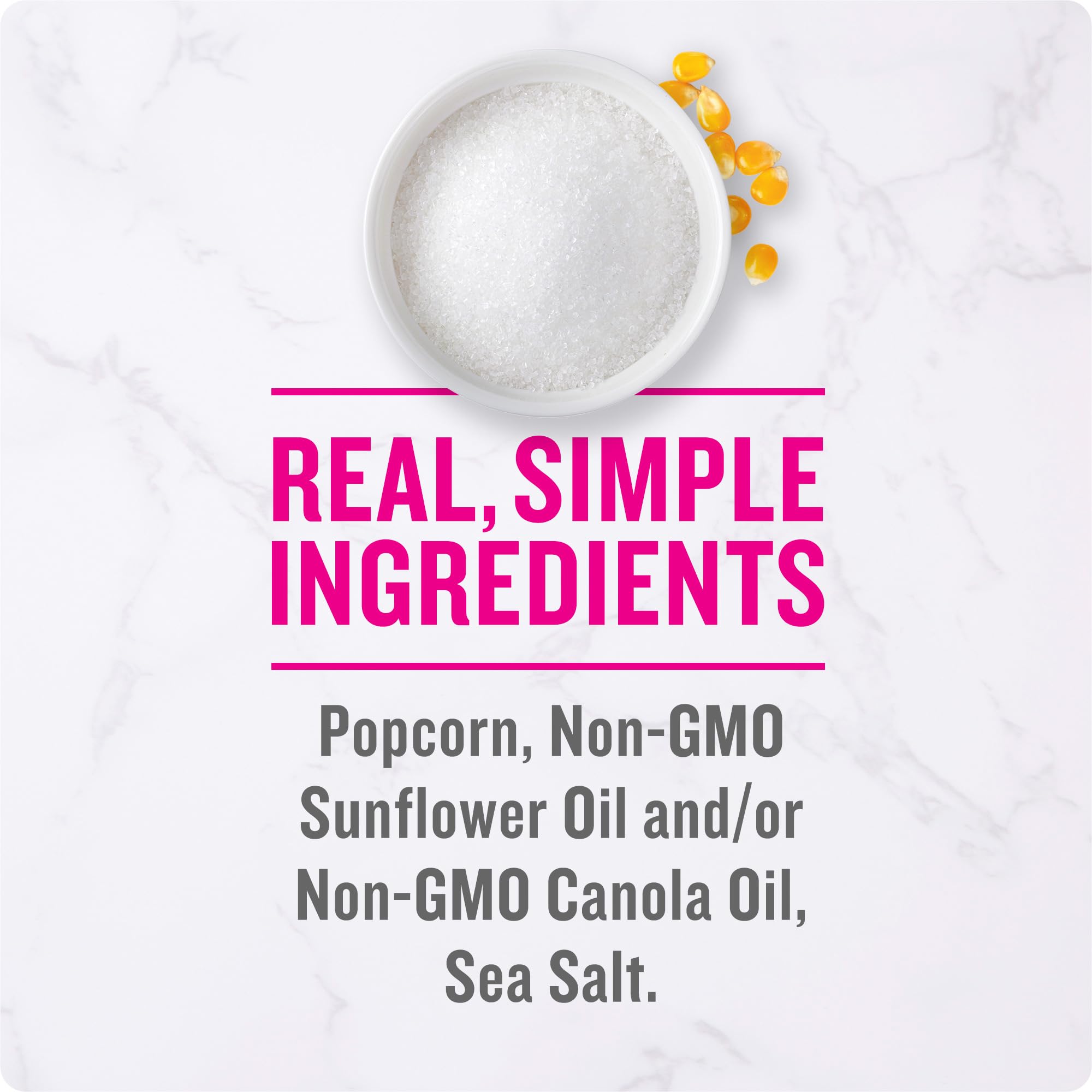 BOOMCHICKAPOP sea salt popcorn is gluten-free and vegan.