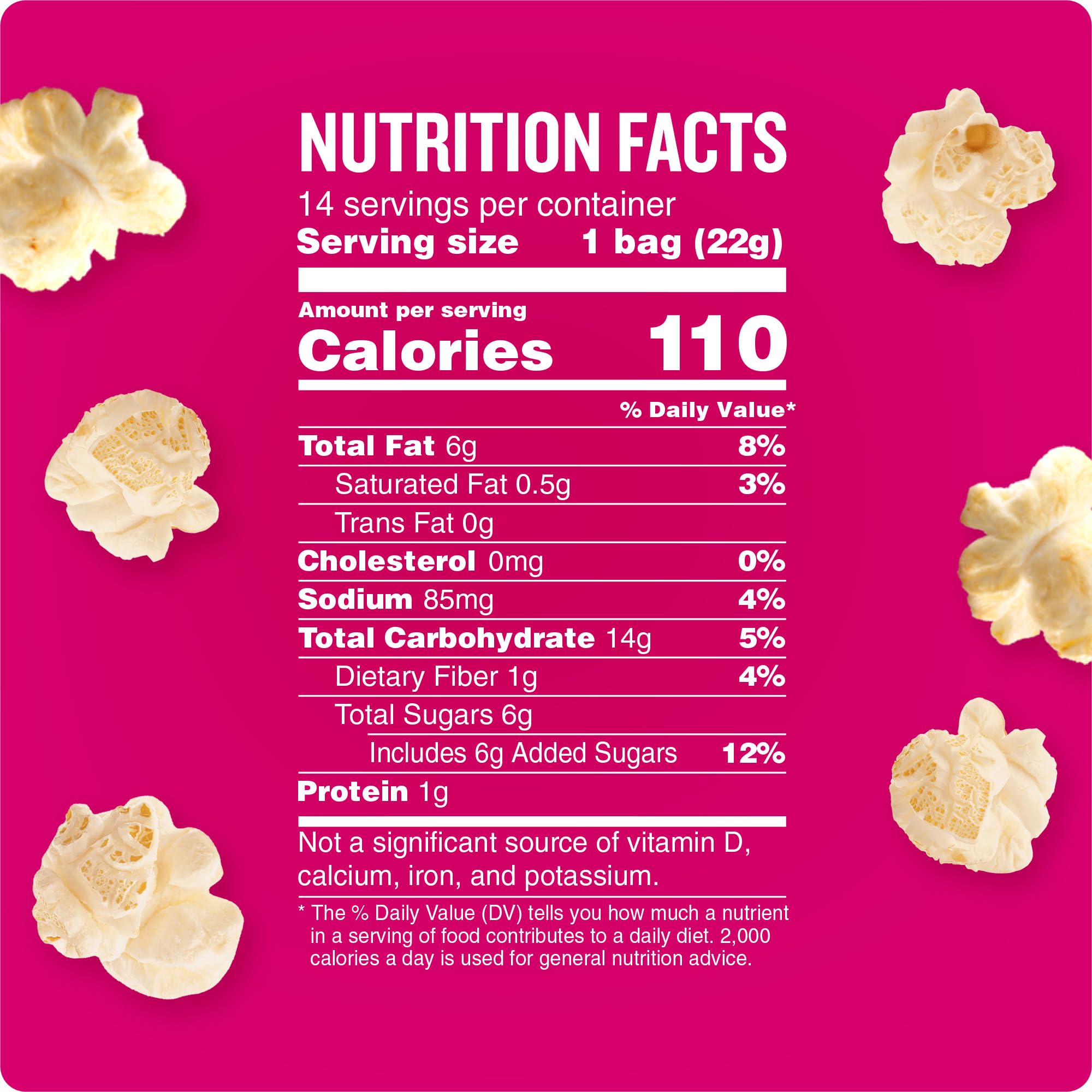 BOOMCHICKAPOP bag side shows ingredients and gluten free note for mindful snacking