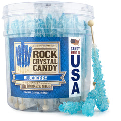 Boone's Mill Blueberry Rock Candy Stick features 36 sticks for colorful party displays.