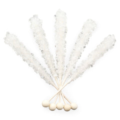 Boone's Mill original rock candy stick showcases crystals through wrappers.