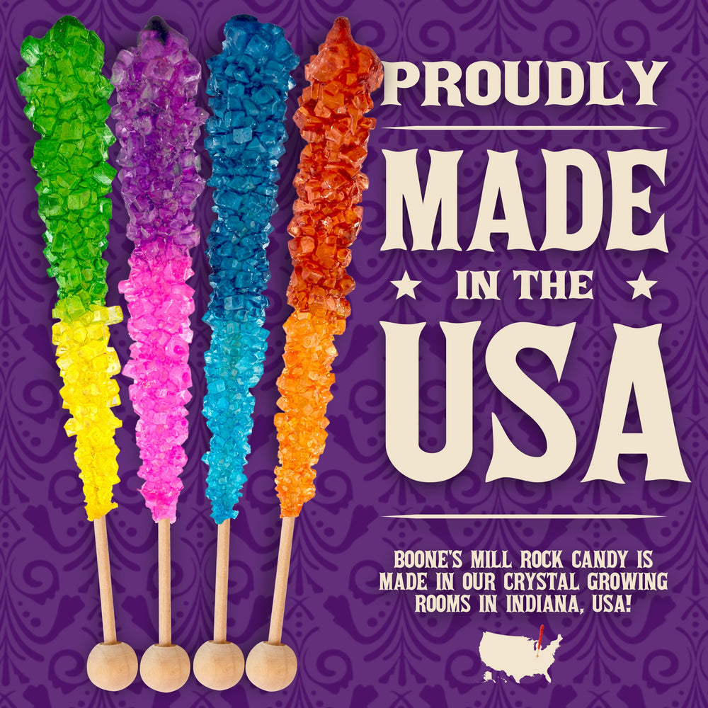 Boone's Mill Rocksicles nut-free facility stick supports allergen-safe snacking.