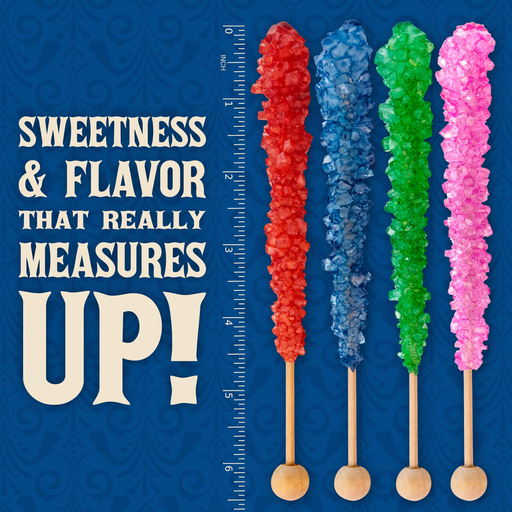 Boone's Mill XL rock crystal candy stick green watermelon for color accents