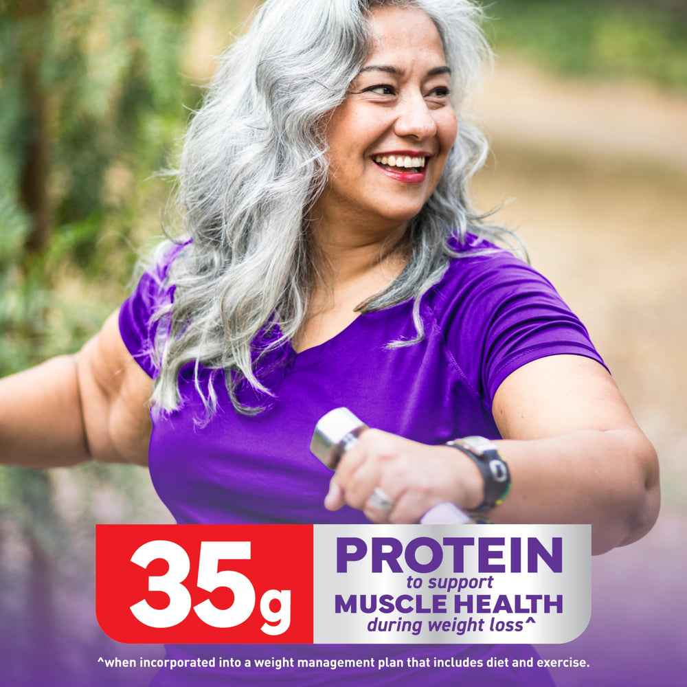 BOOST Advanced Protein Shake providing 35 g protein for muscle support during workouts