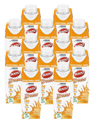 BOOST Breeze orange nutritional drink 8oz bottle with refreshing flavor and protein.