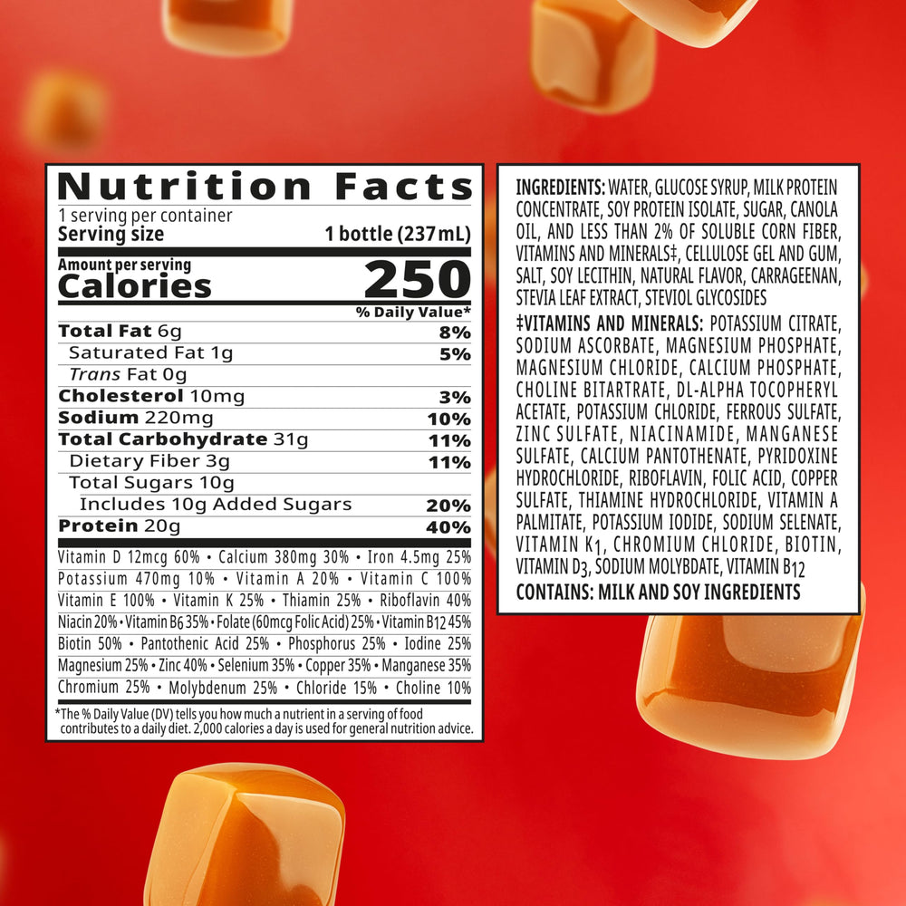 BOOST High Protein with Fiber on-the-go bottle in hand for busy days