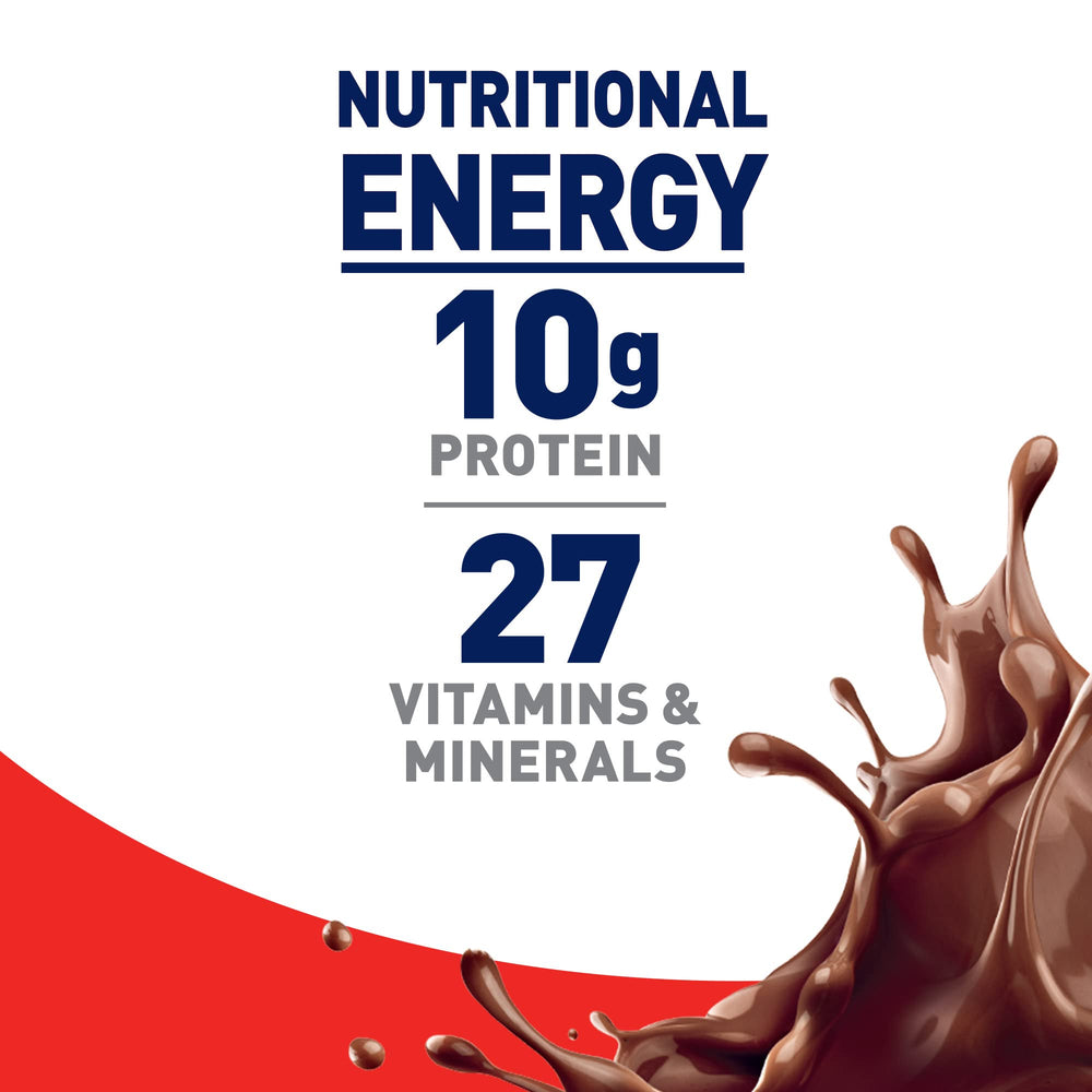 BOOST Original Rich Chocolate on-the-go cup demonstrates quick meal replacement possibility