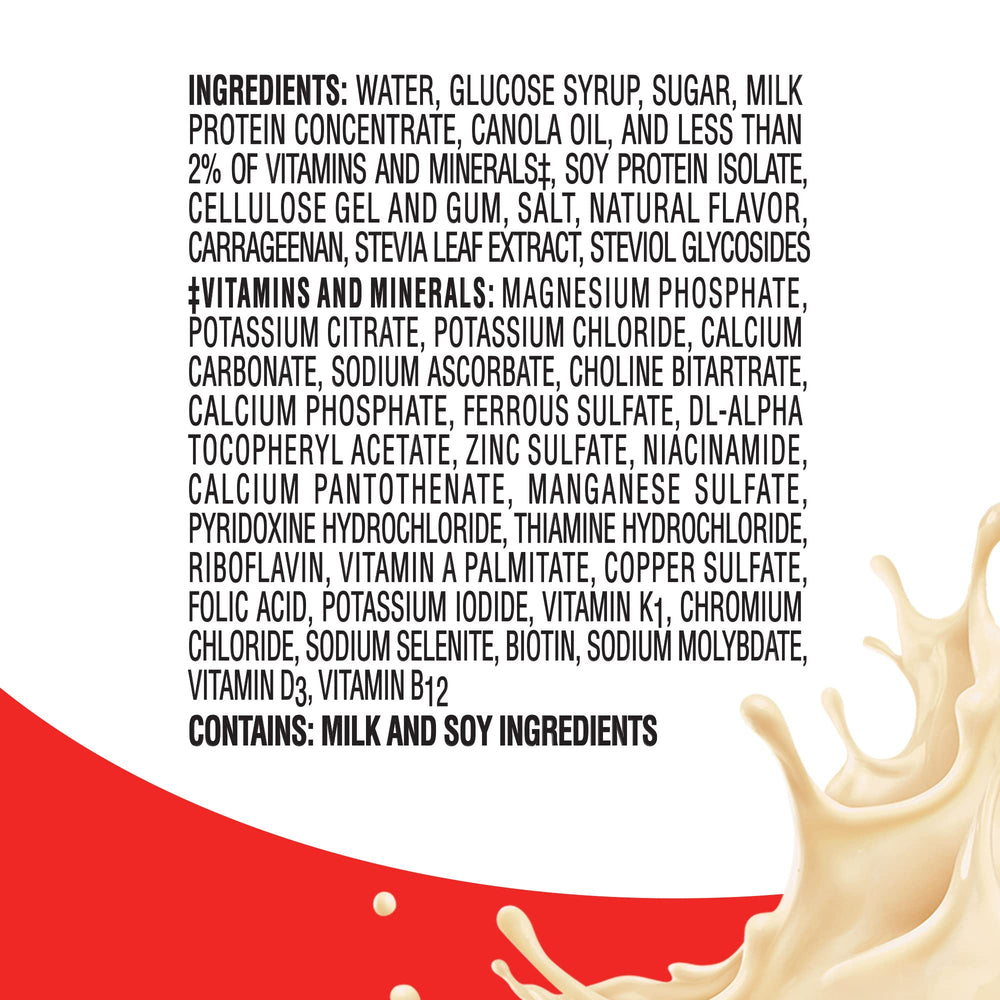 Serving idea BOOST Original Vanilla shake as breakfast or snack