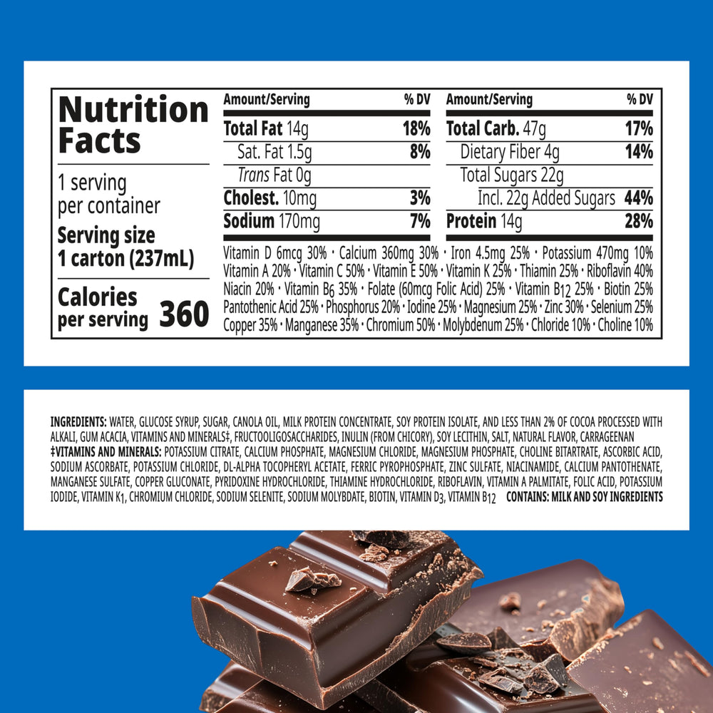 Convenient 8 fl oz carton for on-the-go nutrition.