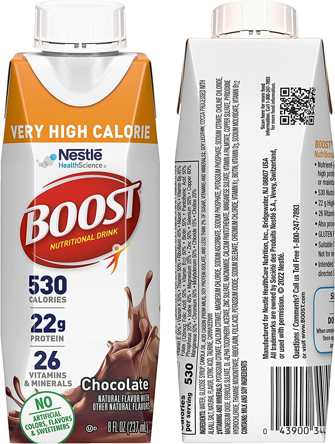 BOOST Chocolate bottle delivers protein and vitamins in a rich flavor profile