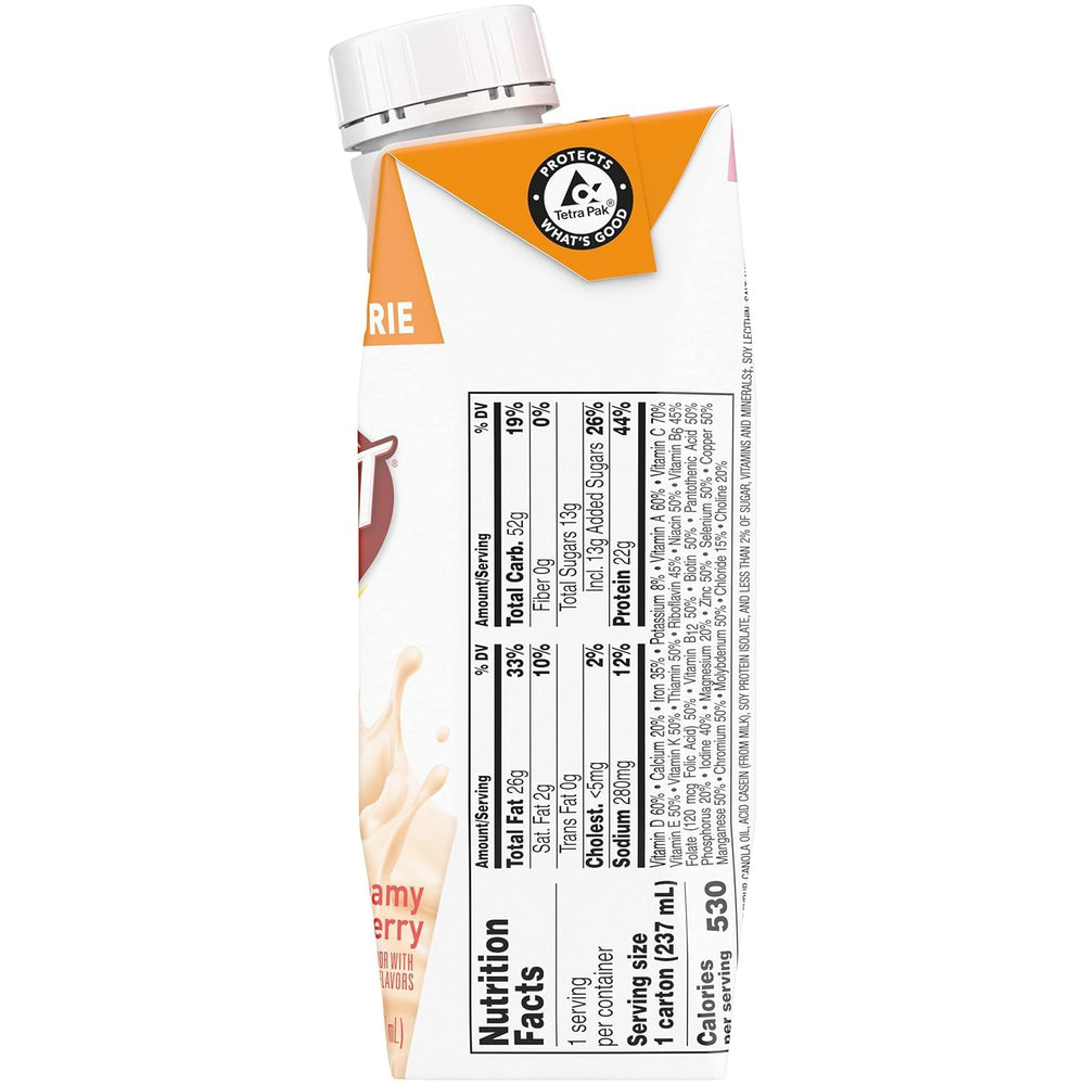 BOOST Very High Calorie Pack of 12 in sturdy retail packaging.