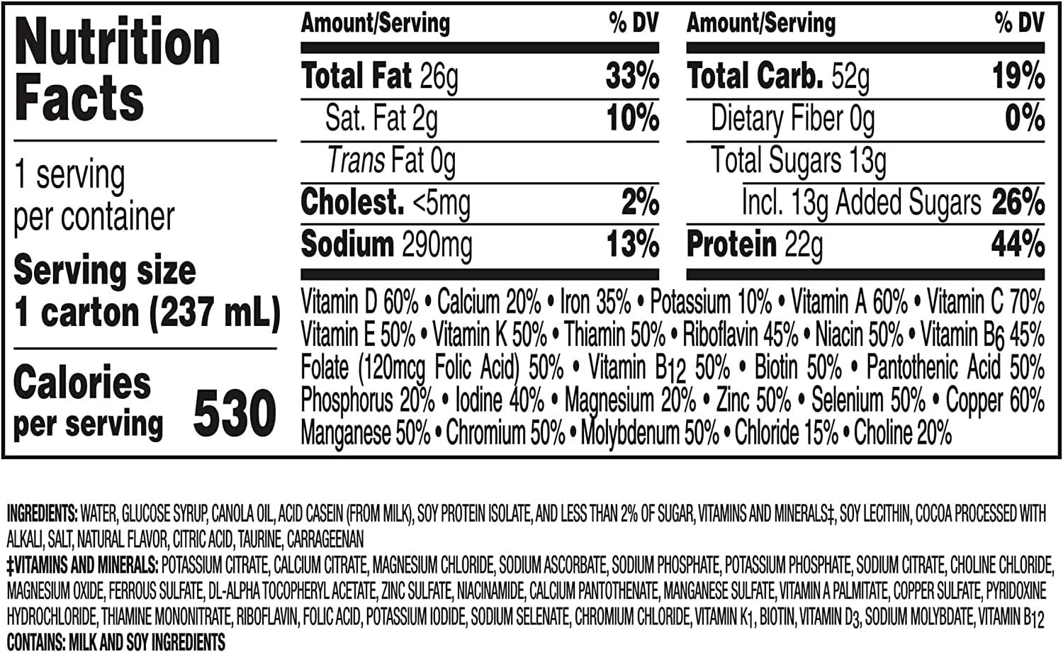BOOST Strawberry pour ready to drink with flavor and nourishment