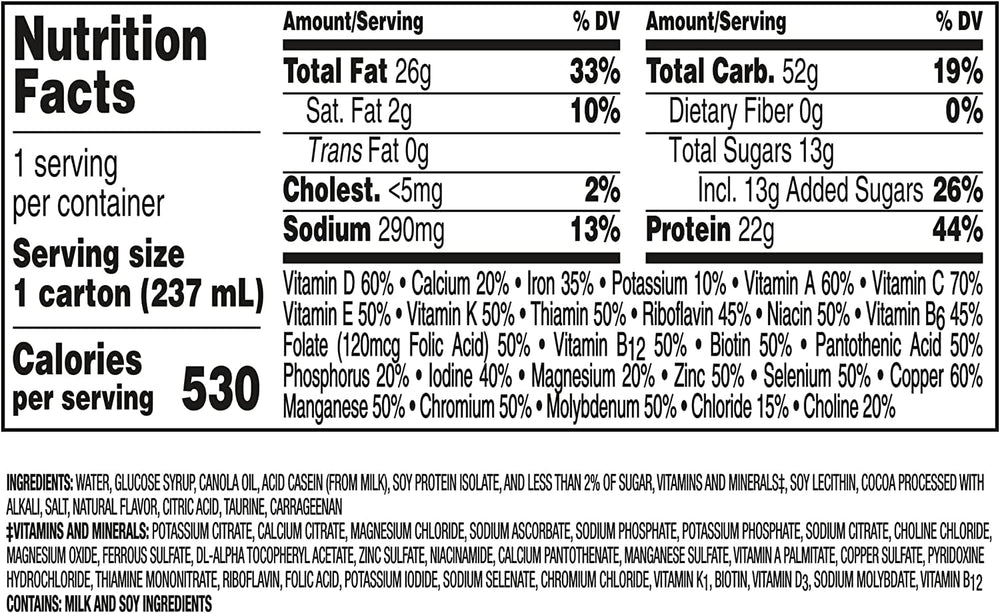 BOOST Strawberry pour ready to drink with flavor and nourishment