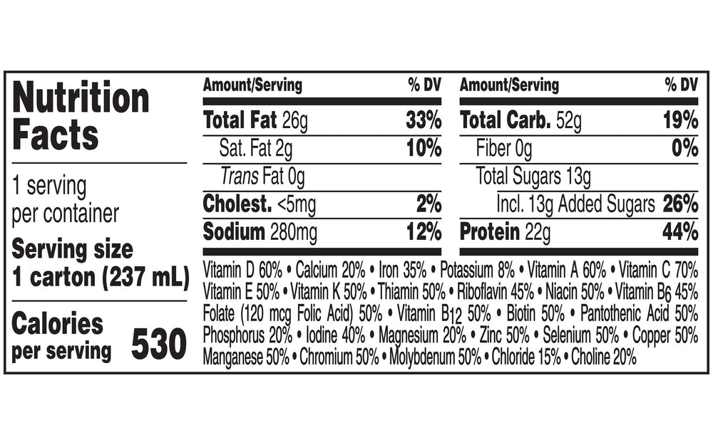 BOOST VHC vanilla on the kitchen counter for convenient daily nutrition