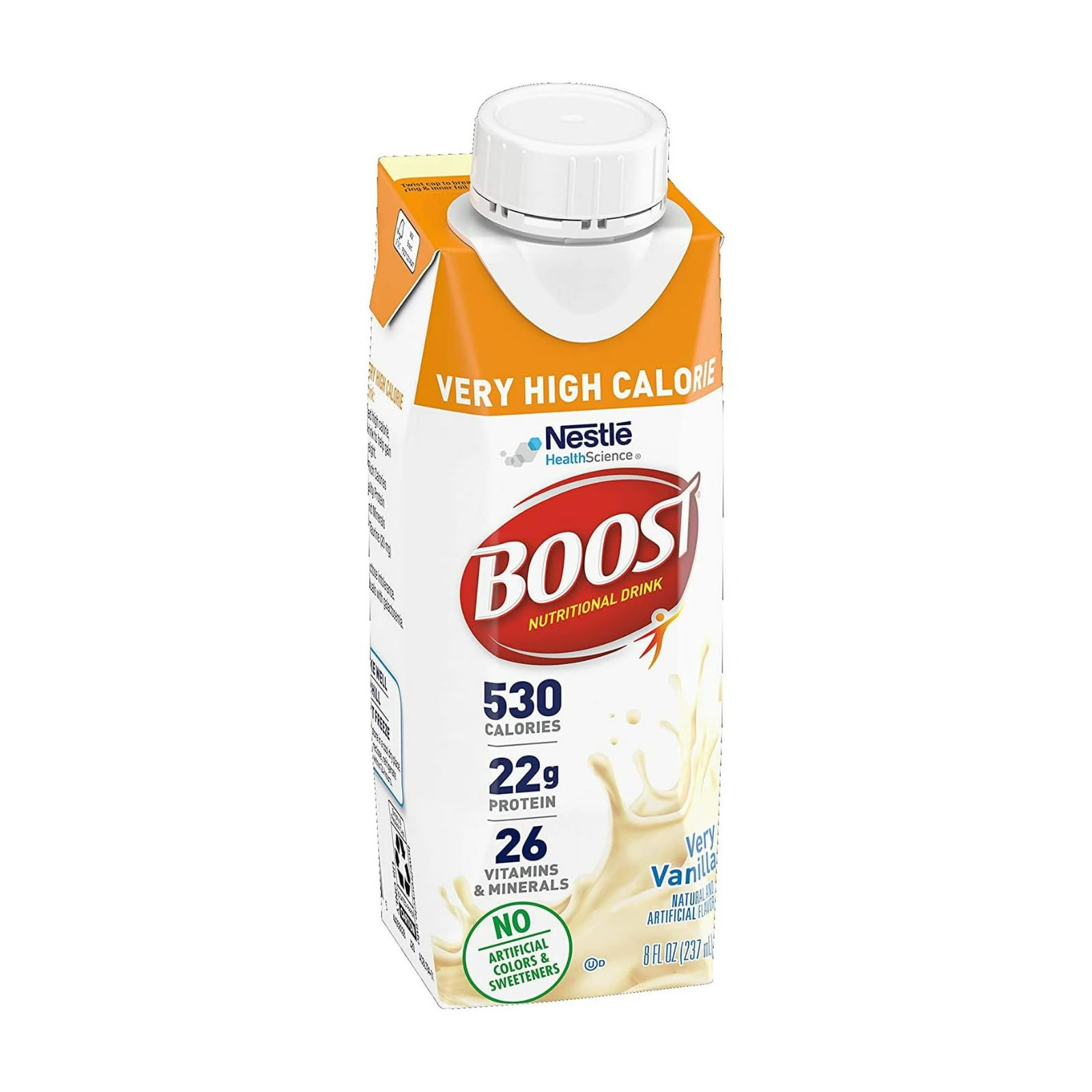 BOOST VHC vanilla pack of 12 ready-to-use shakes for convenient nutrition