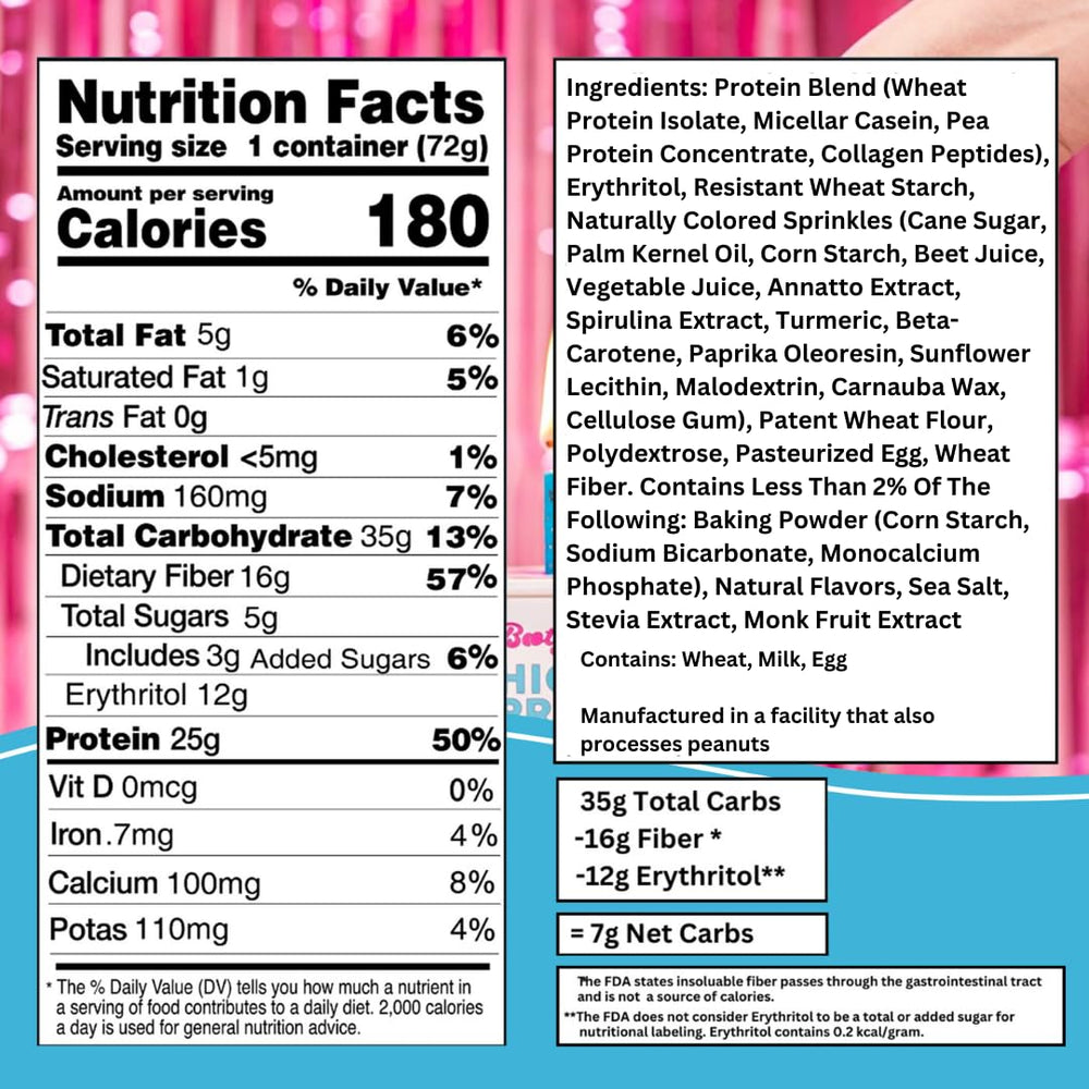 Bootylicious protein muffin ingredients blend highlighted for a complete amino profile.