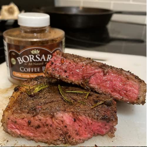 Borsari Coffee Rub on chicken prep suggests versatile poultry seasoning.