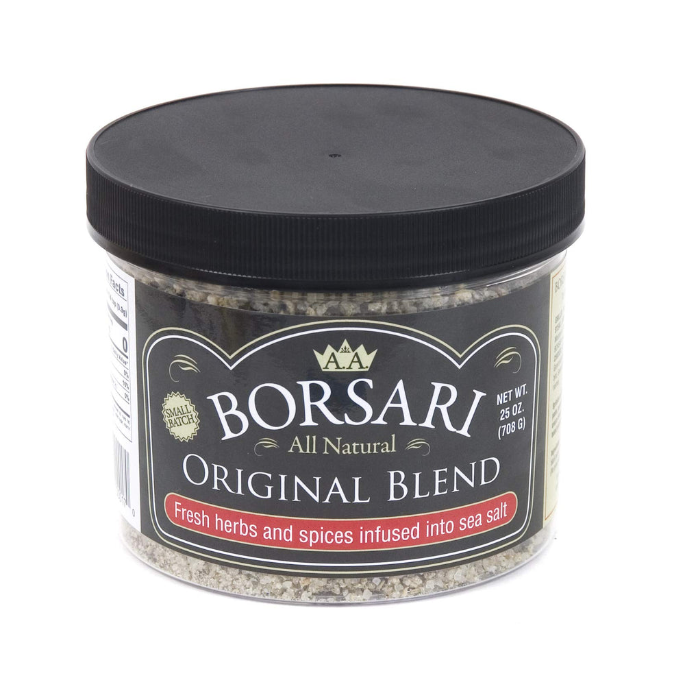 Borsari Original Seasoning Salt bottle with natural herbs and vibrant aroma for everyday meals.