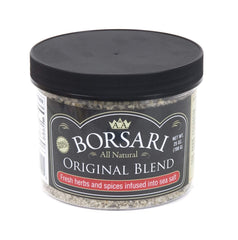 Borsari Original Seasoning Salt bottle with natural herbs and vibrant aroma for everyday meals.