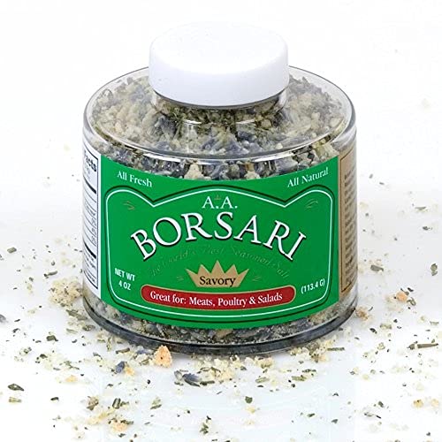Borsari spice pour-top enables easy seasoning during weeknight meals