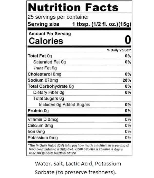 Boscoli Dirty Martini Olive Juice label closeup highlighting all-natural ingredients and trusted brine