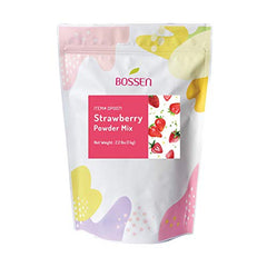 Bossen Strawberry Powder Mix scoop – easy measurement for consistent drinks