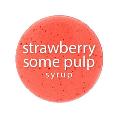 Dessert topping with Bossen Strawberry Syrup for fruity sweetness