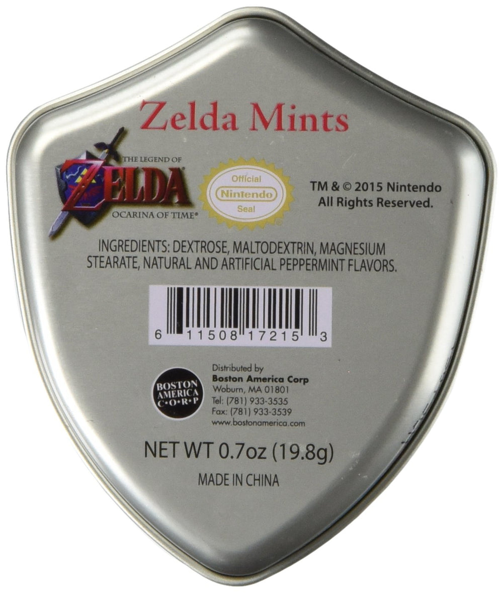 Boston America Zelda Ice Arrow tins inside offer portable peppermint freshness.