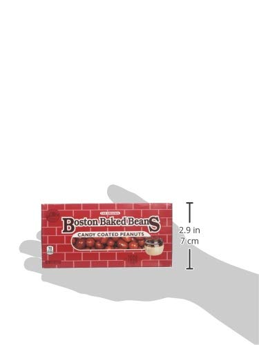 Detail of candy sugar coating on Boston Baked Beans peanuts.