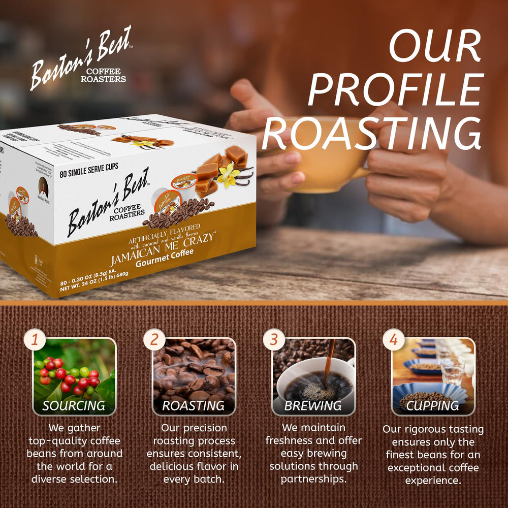 Bostons Best selected beans from around the globe fueling distinctive sips