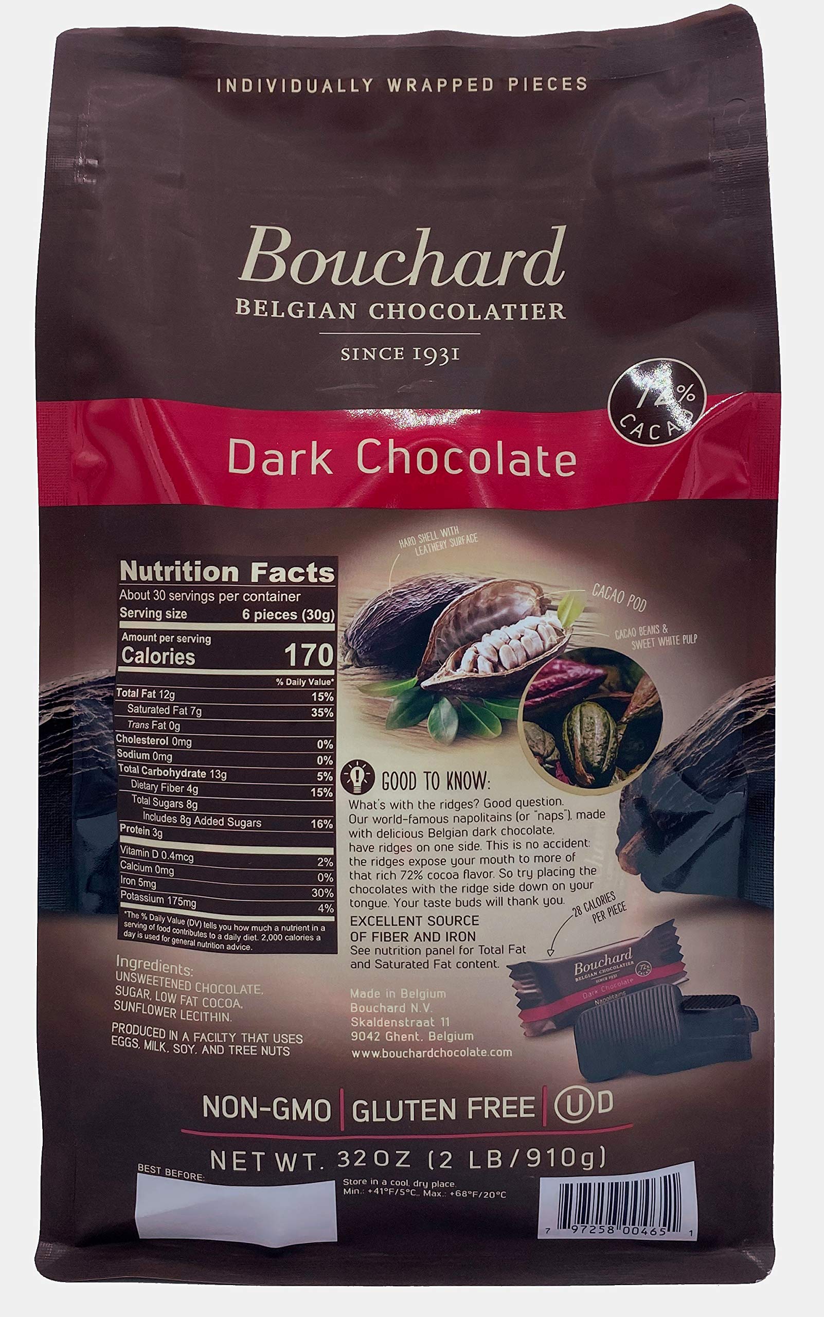Bouchard two-pound bag on display emphasizes value and vegan, keto-friendly snacking