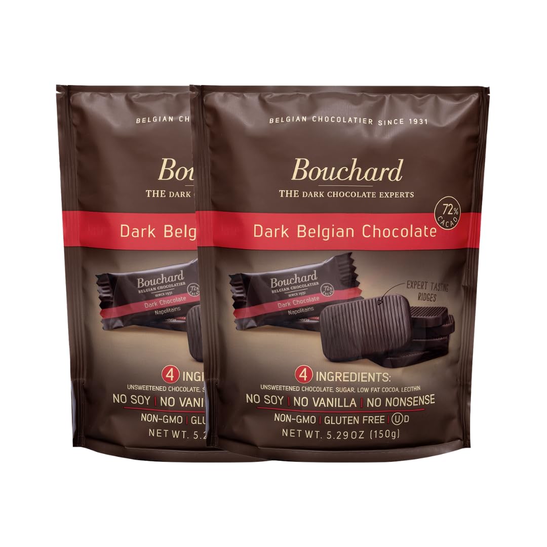 Bouchard chocolate bar break captures clean snap and deep cacao notes.