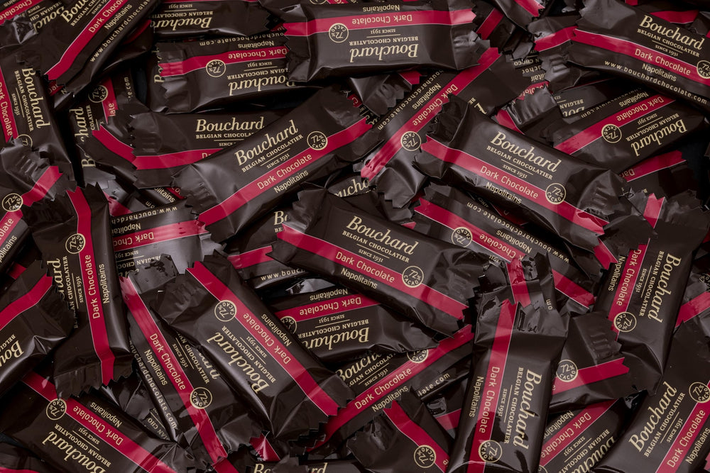 Bouchard wrapped bar display emphasizes luxury gifting appeal.