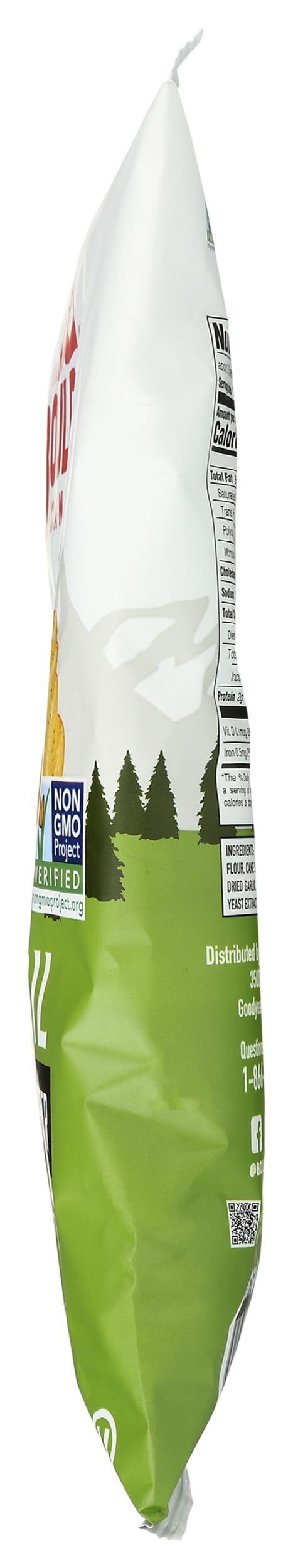 Boulder Canyon label close-up, premium ingredients in canyon-cut style.