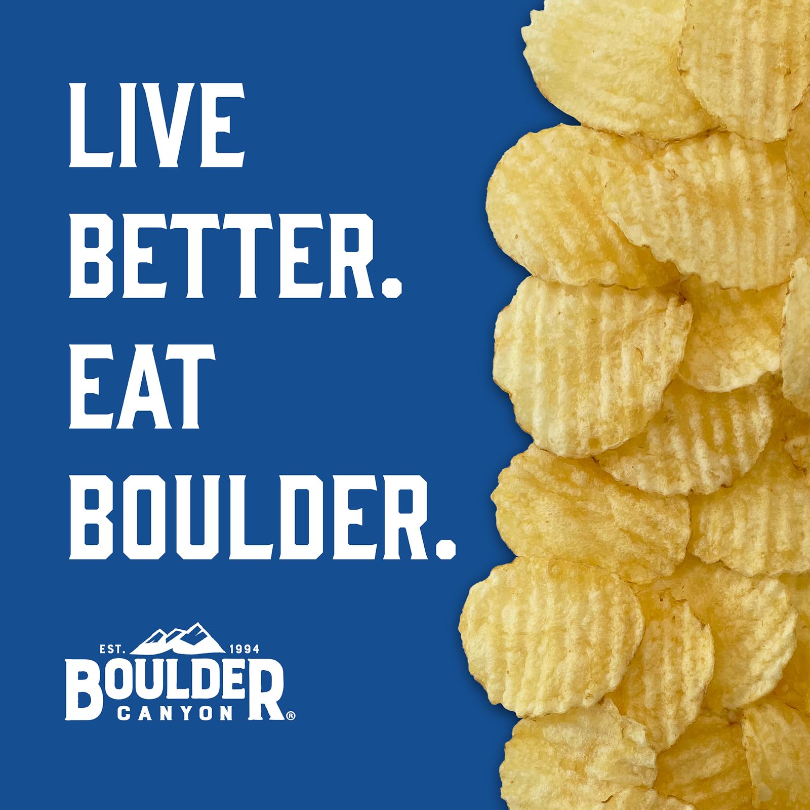 Boulder Canyon sea salt chips served in a bowl, ideal party snack.