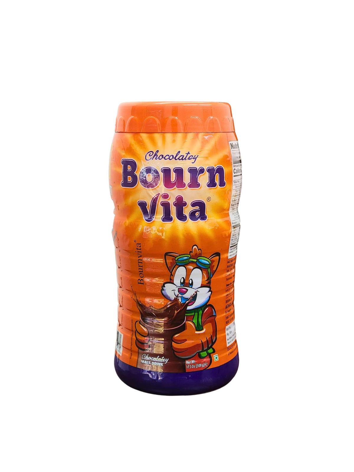 Bournvita 500g pack front view, ready for hot or cold beverages