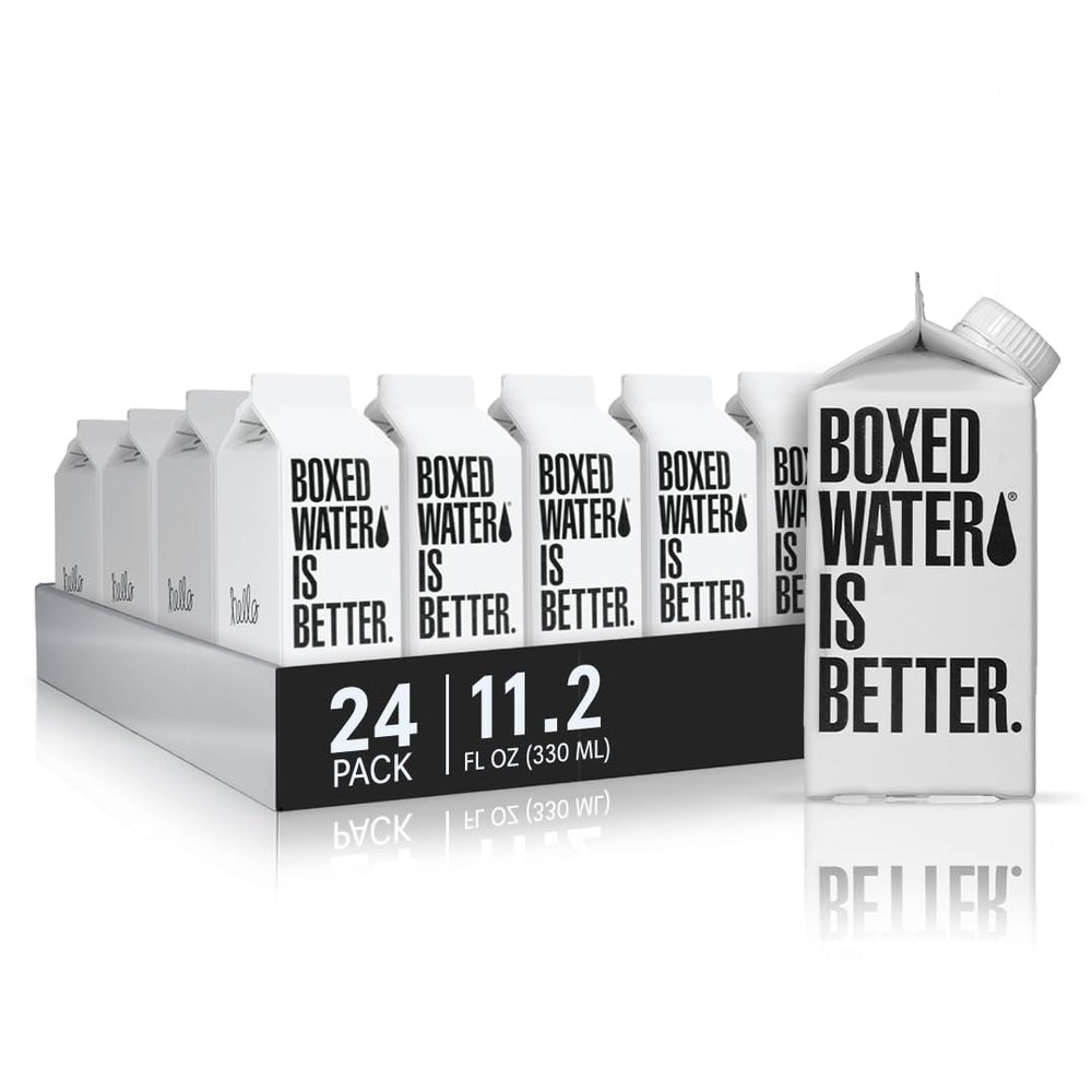 Boxed Water Is Better mini pack front view, ideal for lunches and travel.