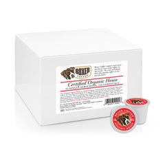 Boxer Coffee medium roast cup with balanced, full-bodied aroma.